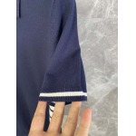 2025年4月21日入荷新作Thom Browne半袖ポロシャツ★誕生日プレゼント/結婚祝い/内祝い/贈り物/YI+YI工場M-3XL