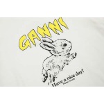 2025年5月1日入荷新作GANNI半袖 Tシャツ誕生日プレゼントの服/男女兼用/カップル服人気/R&B