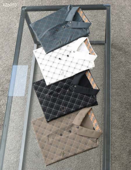 2025年5月7日入荷新作burberry紳士半袖ポロシャツ安いけど高品質M-XXXXL/Fuer工場
