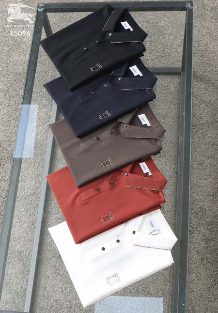 2025年5月7日入荷新作burberry紳士半袖ポロシャツ安いけど高品質M-XXXXL/Fuer工場
