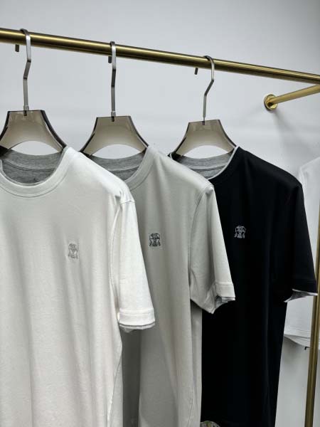 2025年5月20日入荷新作Brunello Cucinelli半袖Tシャツ 原版复刻高級品香港の会社超厳選★入手困難/誕生日プレゼント/yinx工場48-56
