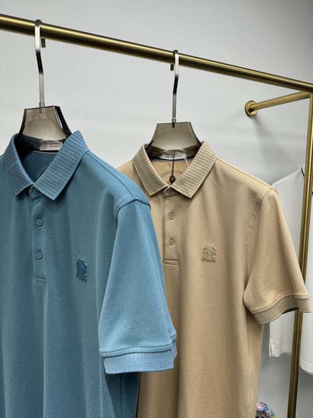 2025年5月21日入荷新作Brunello Cucinelli半袖ポロシャツ 原版复刻高級品香港の会社超厳選★入手困難/誕生日プレゼント/yinx工場