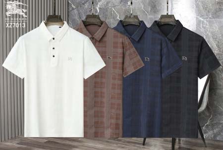 2025年5月6日入荷新作Burberry紳士半袖ポロシャツ...