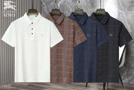2025年5月7日入荷新作Burberry紳士半袖ポロシャツ...