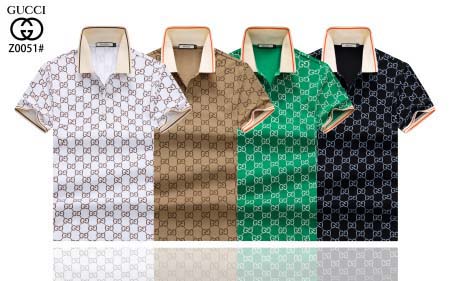 2025年5月7日入荷新作gucci紳士半袖ポロシャツ安いけ...