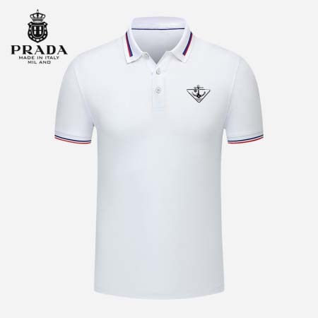 2025年5月12日入荷新作PRADA半袖ポロシャツ安価で人...