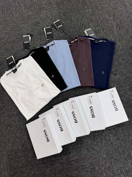 2025年5月21日入荷新作BOSS半袖Tシャツ 原版复刻高...