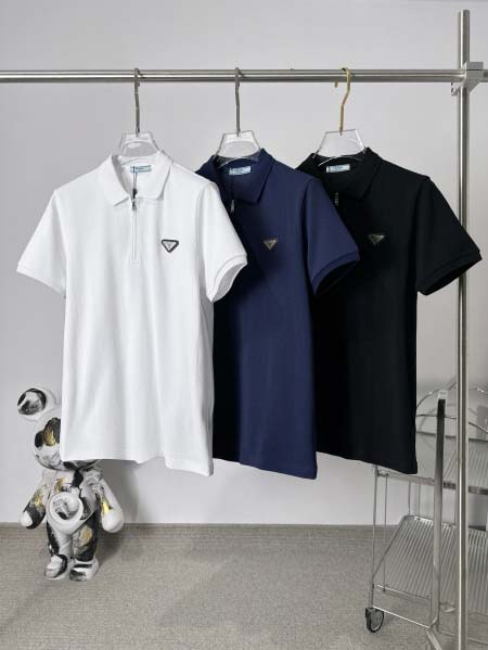 2025年5月22日入荷新作Prada半袖ポロシャツ高品質/...