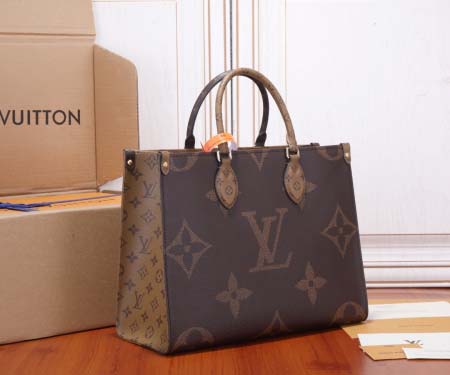 2025年6月26日入荷Louis Vuitton バッグOnthego Monogram Monogram Reverse Toron  :M45321:35CMx27CMx14CM 高品質人気の新作/誕生日プレゼント/SQ工場