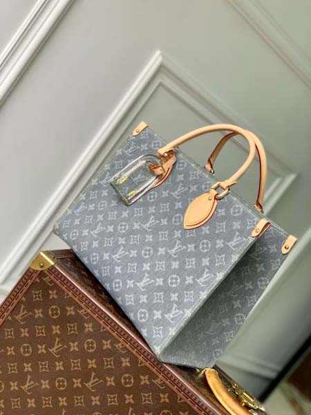 2025年6月26日Louis Vuitton バッグ2005Monogram DenimOnTheGo MM13:M13189:35CMx27CMx14CM 高品質人気の新作/誕生日プレゼント/SQ工場