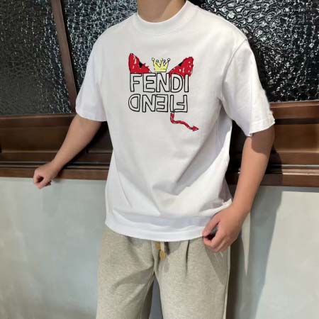 2025年6月6日入荷新作FENDI半袖 Tシャツ誕生日プレ...