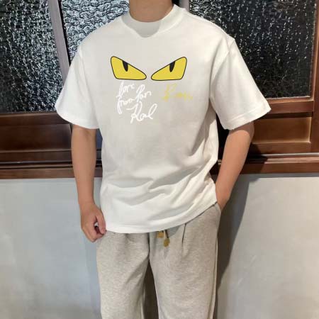 2025年6月6日入荷新作FENDI半袖 Tシャツ誕生日プレ...