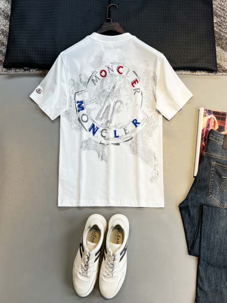 2025年7月1日入荷新作Moncler半袖Tシャツ 高级品超厳選★入手困難/誕生日プレゼント/MF工場