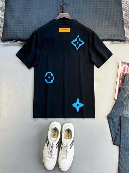 2025年7月1日入荷新作Louis Vuitton半袖Tシャツ 高级品超厳選★入手困難/誕生日プレゼント/MF工場