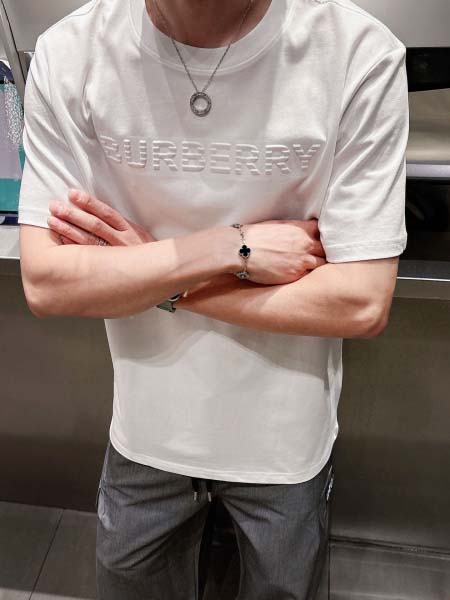 2025年7月2日入荷新作Burberry半袖Tシャツ 高级品超厳選★入手困難/誕生日プレゼント/MF工場