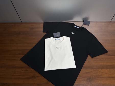 2025年7月10日入荷新作PRADA半袖Tシャツ 高级品超厳選★入手困難/誕生日プレゼント/SUS工場S-XL