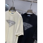 2025年7月2日入荷新作Prada半袖Tシャツ 高级品超厳選★入手困難/誕生日プレゼント/MF工場