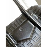 2025年7月10日入荷新作MINI ANTIGONA LOCK BAG IN BOX LEATHER 23x27x13cm極品/正規品同様/人気/革/バッグジバンシー/CX工場