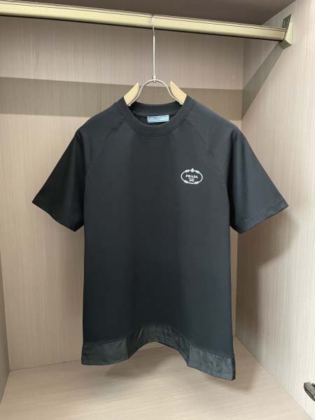 2025年7月10日入荷新作Prada半袖Tシャツ 高级品超...
