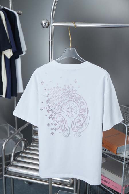2025年8月4日入荷新作Chrome hearts半袖 tシャツ人気商品/DW工場