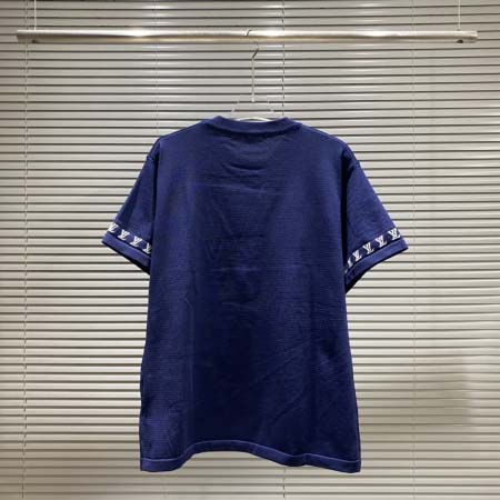 2025年8月23日秋冬入荷新作Louis Vuittonニットの半袖セーター人気商品/B6工場
