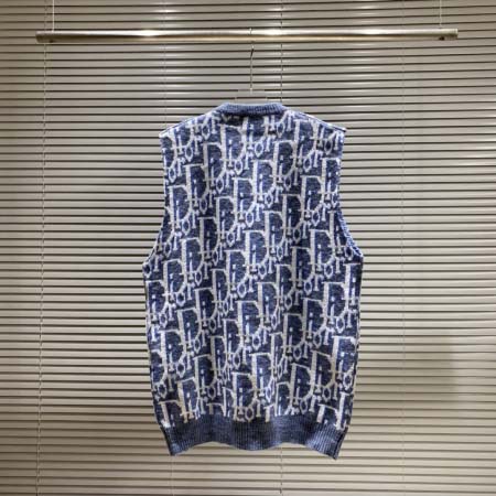 2025年8月23日秋冬入荷新作Dior ニットタンクトップセーター人気商品/B6工場