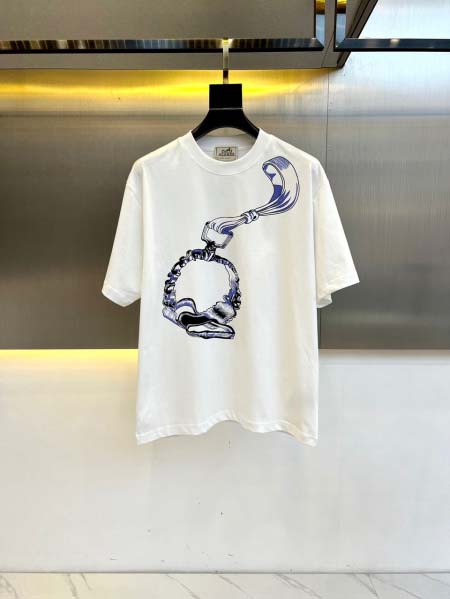 2025年8月27日秋冬入荷新作Hermes半袖 tシャツ高品質安い人気商品/HL工場