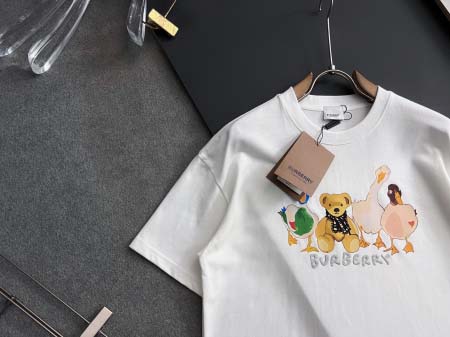 2025年8月29日入荷 新作Burberry半袖 tシャツ高級なプレゼント/誕生日プレゼント/高品質/メンツ/記念品/ wenzhou工場