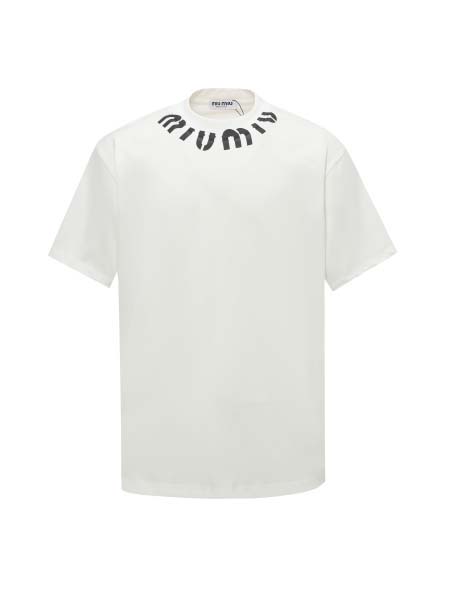2025年8月26日秋冬入荷新作MIUMIU半袖Tシャツ高品...