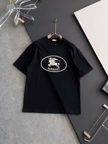2025年9月1日入荷 新作Burberry半袖 tシャツ 上下高級なプレゼント/誕生日プレゼント/高品質/メンツ/記念品/ wenzhou工場