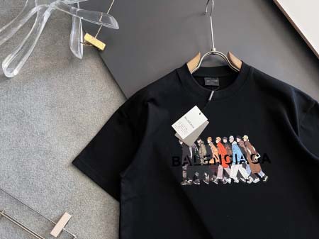 2025年9月1日入荷 新作Balenciaga半袖 tシャツ高級なプレゼント/誕生日プレゼント/高品質/メンツ/記念品/ wenzhou工場