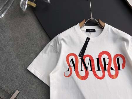 2025年9月1日入荷 新作Amiri半袖 tシャツ高級なプレゼント/誕生日プレゼント/高品質/メンツ/記念品/ wenzhou工場