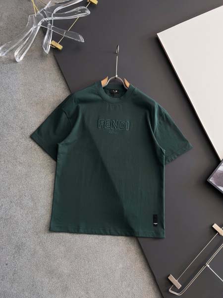 2025年9月1日入荷 新作Fendi半袖 tシャツ高級なプレゼント/誕生日プレゼント/高品質/メンツ/記念品/ wenzhou工場