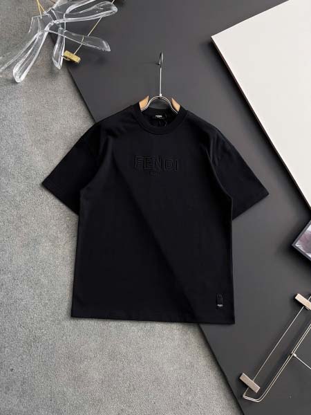 2025年9月1日入荷 新作Fendi半袖 tシャツ高級なプレゼント/誕生日プレゼント/高品質/メンツ/記念品/ wenzhou工場