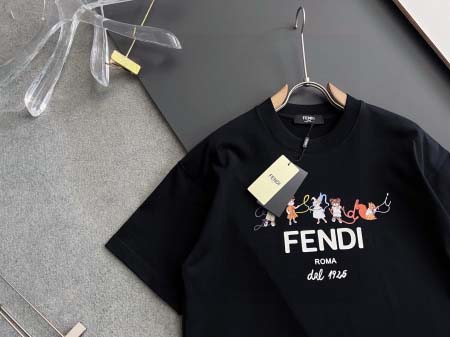 2025年9月2日入荷 新作Fendi半袖 tシャツ高級なプレゼント/誕生日プレゼント/高品質/メンツ/記念品/ wenzhou工場