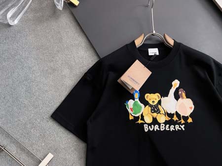 2025年9月2日入荷 新作Burberry半袖 tシャツ高級なプレゼント/誕生日プレゼント/高品質/メンツ/記念品/ wenzhou工場