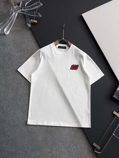 2025年9月2日入荷 新作Louis Vuitton半袖 tシャツ高級なプレゼント/誕生日プレゼント/高品質/メンツ/記念品/ wenzhou工場