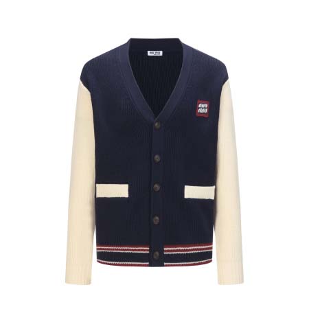 2025年9月11日入荷秋冬新作 MIU MIUカーディガン...