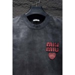2025年9月15日入荷秋冬新作Miumiu半袖 tシャツ高品質人気商品/誕生日プレゼント/FF工場