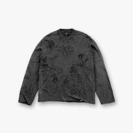 2025年10月24日秋冬入荷新作REPRESENT長袖Tシャツ人気商品/BG工場