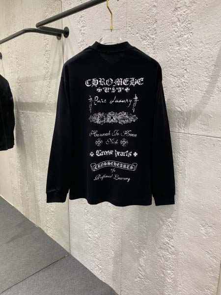 2025年10月30日秋冬新作Chrome heartstシャツ高品質人気商品/LDF工場