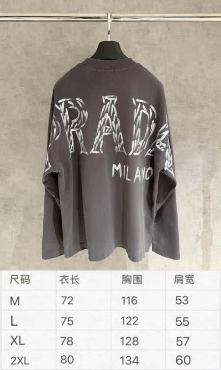 2025年10月30日秋冬新作Pradatシャツ原版復刻人気で★ 超厳選★入手困難★/LDF工場