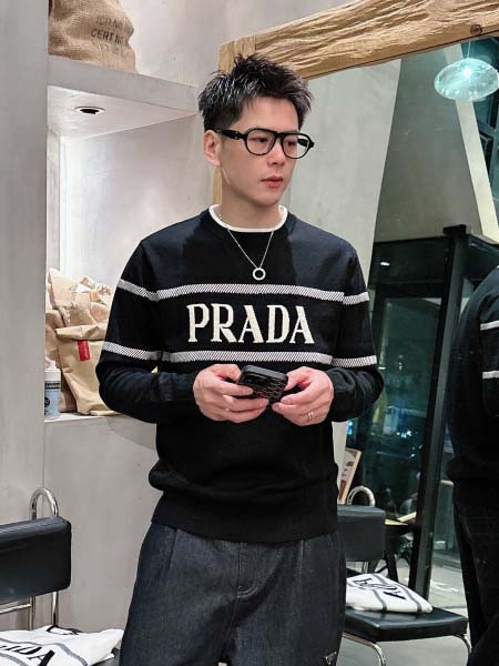 2025年10月15日入荷新作Pradaウール混紡 ニット/...