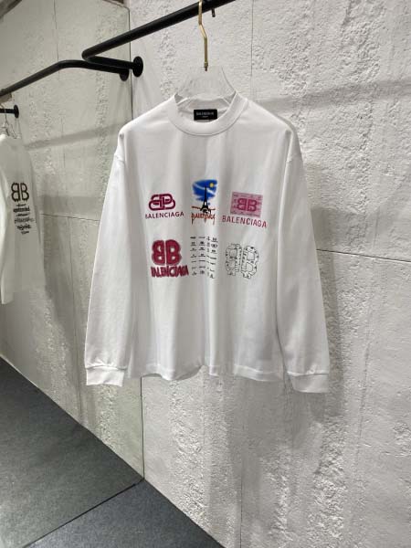 2025年10月30日秋冬新作Balenciagatシャツ高...