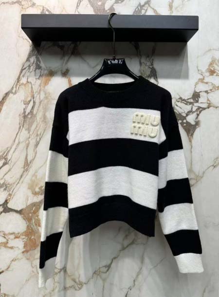 2025年11月18日入荷秋冬新作miumiu ニット/セーターファッション/誕生日プレゼント/贈り物 can工場