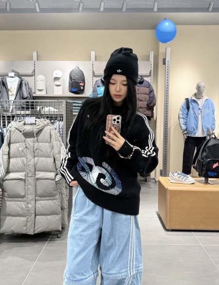 2025年11月23日入荷秋冬新作adidasニット/セーターファッション/誕生日プレゼント/贈り物 can工場