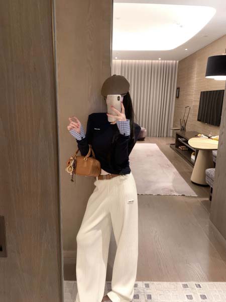 2025年11月24日入荷秋冬新作miumiu ズボン ファッション/誕生日プレゼント/贈り物 can工場