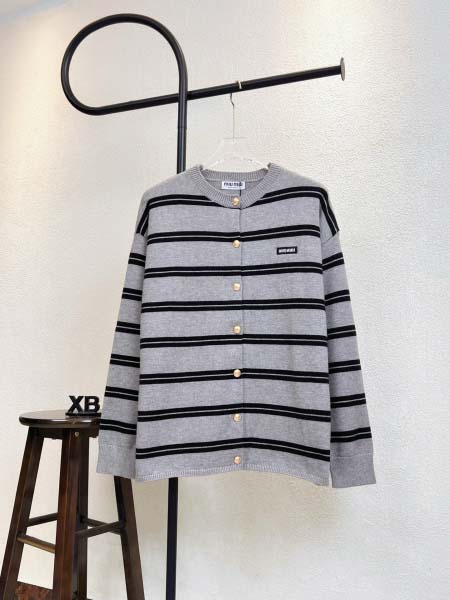 2025年11月7日秋冬新作MIUMIUセーター高品質人気商...