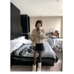 2025年11月18日入荷秋冬新作SAINT LAUREN* ミンクの羽毛の環境保護の毛皮の女の冬の短い金ですファッション/誕生日プレゼント/贈り物 can工場