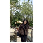 2025年11月18日入荷秋冬新作SAINT LAUREN* ミンクの羽毛の環境保護の毛皮の女の冬の短い金ですファッション/誕生日プレゼント/贈り物 can工場